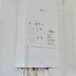 water heater on the wall